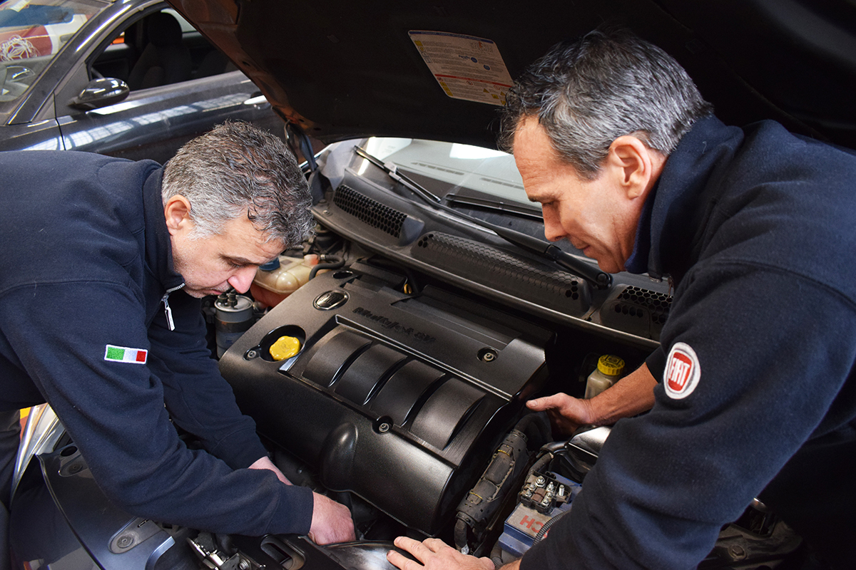 Antonio e il team Delpa al lavoro